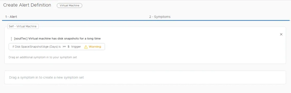 Eigenes Symptom im Alert