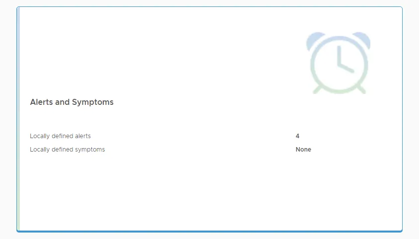 Alerts & Symptoms