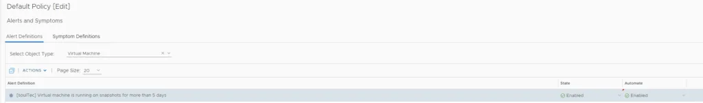 Policy bearbeiten, 2 von 2